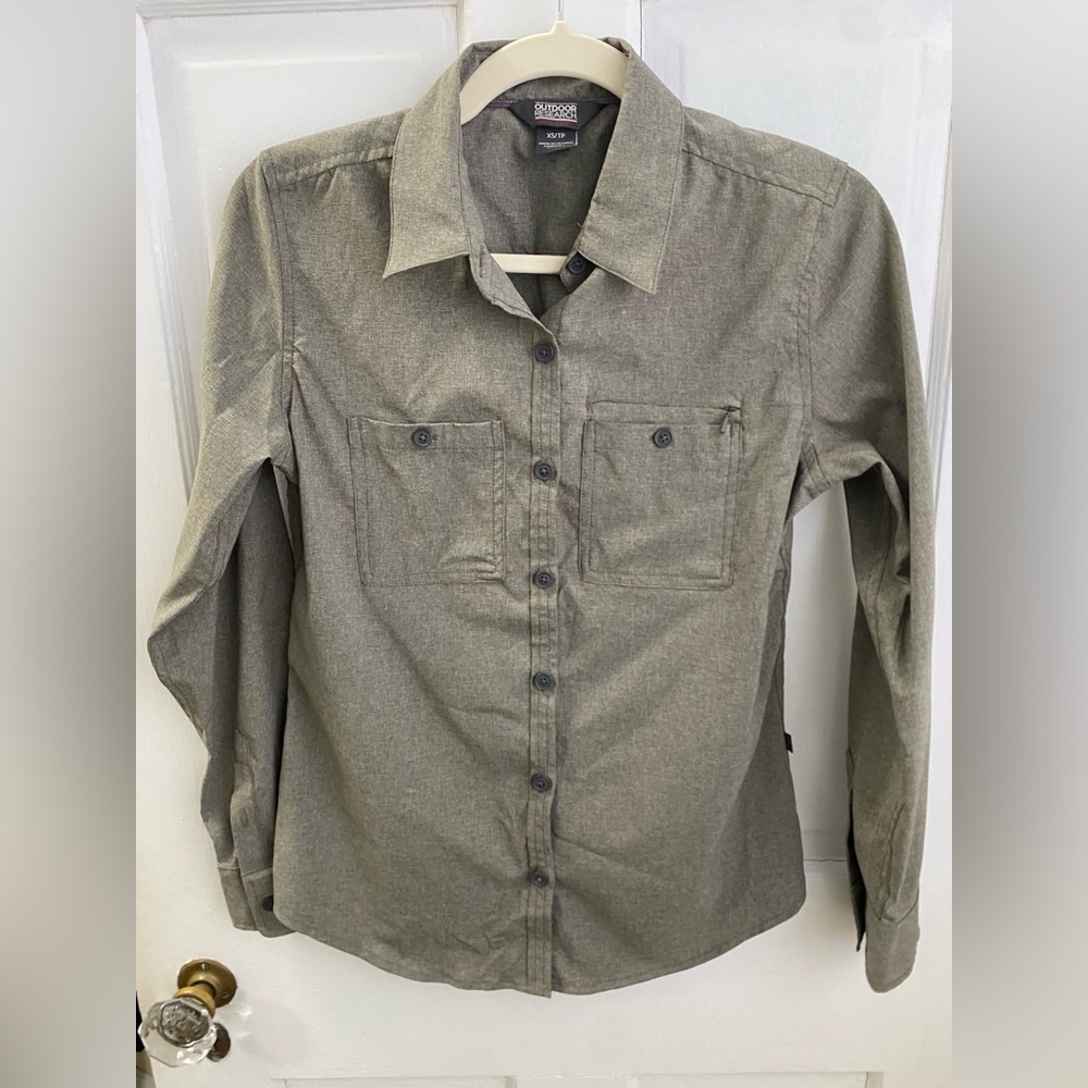 Outdoor Research Olive Button-Down Shirt